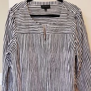 Lane Bryant Black & White Tunic Size 22/24